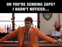 Dewey Cox sending zaps
