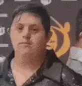 Man's face morphing into shock