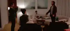 The Office guys doing the finger gun gesture