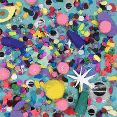 Confetti clears to reveal 100