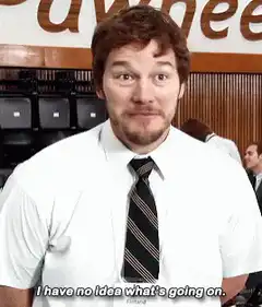 Andy Dwyer I have no idea what's going on