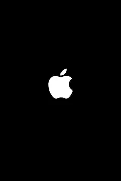 Apple logo glitch animation