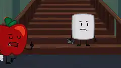 Apple and Marshmallow with dog