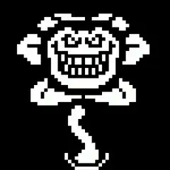 pixel art flower with angry face