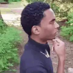 Man thinking then shocked