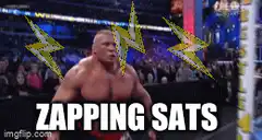 Brock Lesnar Zapping Sats