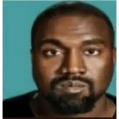 Kanye West serious face