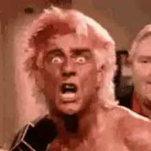 Ric Flair shocked face