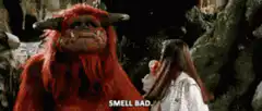 Beast smells bad