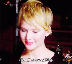 Jennifer Lawrence Pizza Fixes Everything
