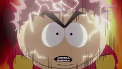 Eric Cartman powering up with lightning