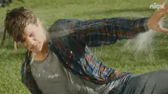 Man gets hit with water
