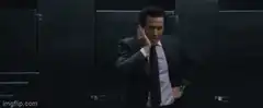 Man slapping himself I'm ZAPPED to the TITS
