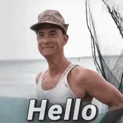 Forrest Gump waving hello