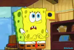 SpongeBob turns green and angry