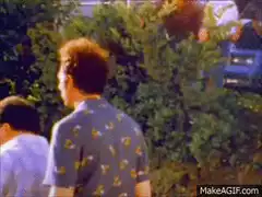 Man gets hit in the face with a hat
