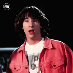 Keanu Reeves says woah