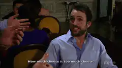 How much cheese is too much cheese?