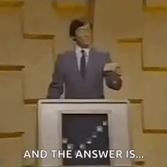 And the answer is... game show host