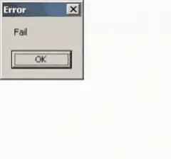 Error Fail window multiplying
