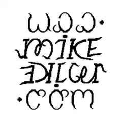 Mike Dilger website logo spinning