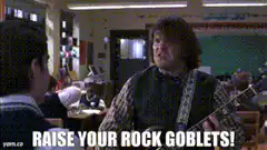 Raise Your Rock Goblets
