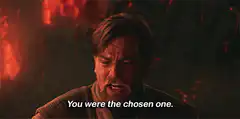 Obi-Wan Kenobi You Were The Chosen One