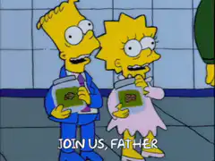Bart and Lisa offer Marge Bliss