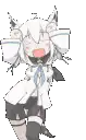 Shiroko dancing happily