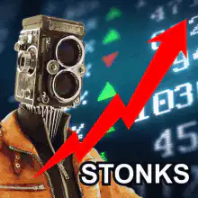 Camera Head Man Stonks
