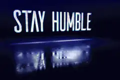Stay Humble Glitch Text