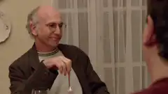 Larry David shrugs and says Eh