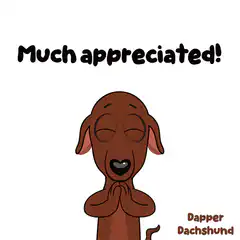 Much appreciated dapper dachshund
