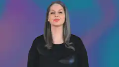 Woman snaps fingers and points
