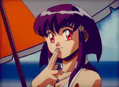 Sakura winking and making a peace sign