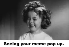 Child laughing at meme