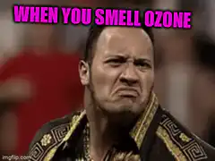When You Smell Ozone Before The Zapathon
