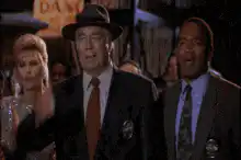 O.J. Simpson and Al Cowlings at the Oscars