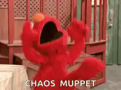 Elmo Chaos Muppet