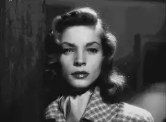 Lauren Bacall intense stare