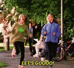 Let's Goooo! Girl Running