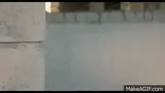 Hagrid peeks around corner
