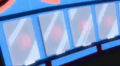anime hand pressing red button