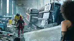 Dopinder and Deadpool in the background