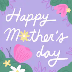 Happy Mother's Day floral animation