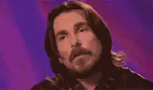 Christian Bale confused face