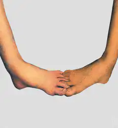 Feet holding hands then portraits
