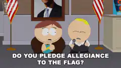 Do you pledge allegiance to the flag?