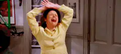Marge Simpson celebrating