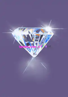 Spinning Diamond with Sparkles